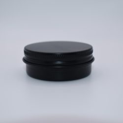 30ML ALUMINIUM TIN JAR BLACK