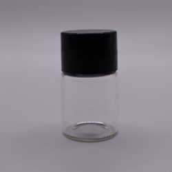5ml transparent Bottle with flat cap