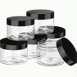 150ml transparent plastic jars