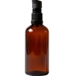 Lotion pump 100ml glass bottle